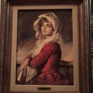 Signed vintage picture of Manolita Puyet